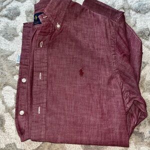 Ralph Lauren Men's Dress Shirt - Burgundy